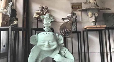 瀘水點贊！無錫雕塑家苦心打造阿炳雕塑館
